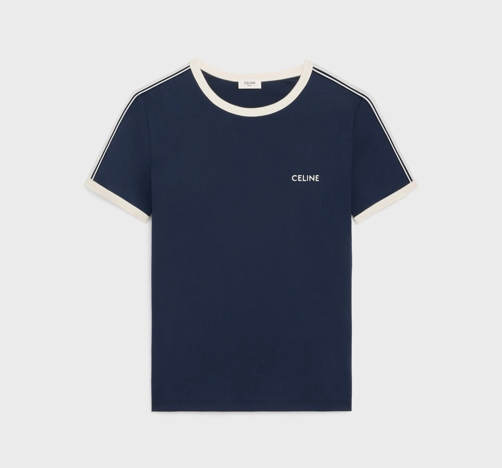 Celine 2X15N671Q.07HC,Celine T-shirt,Celine T-shirt on sale,Celine T-shirt authenticity,Celine tee,Celine T-shirt outlet,Celi