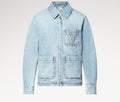 Louis Vuitton 1AGTF9,LV 1AGTF9,Louis Vuitton workwear LV denim jacket,LV workwear LV denim jacket,Louis Vuitton denim jacket,