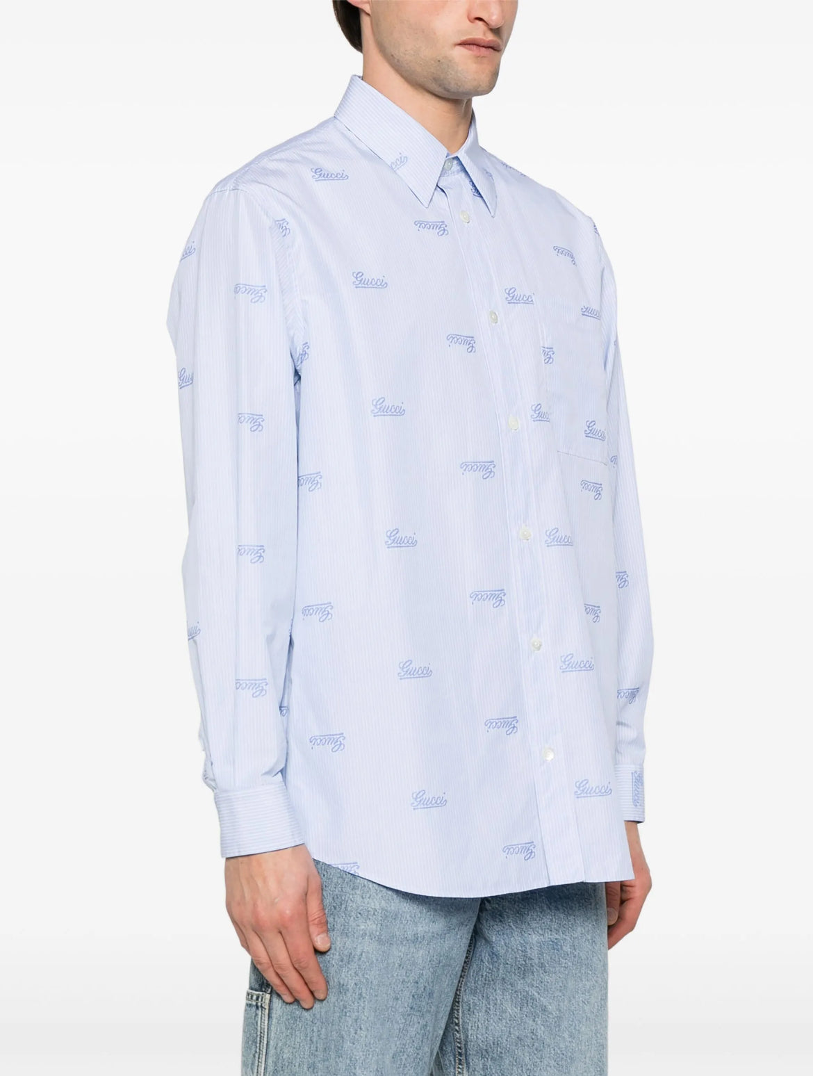 Gucci 814715Z7AHK,Gucci shirt mens,Gucci logo shirt,Gucci shirt blue,Gucci shirt men on sale,Gucci shirt mens blue,Gucci shir