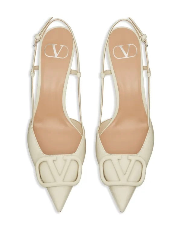 Winniemodo,Winnie modo,Valentino Garavani 80mm Vlogo signature slingback pumps,Valentino Vlogo slingback pumps,Valentino Vlog