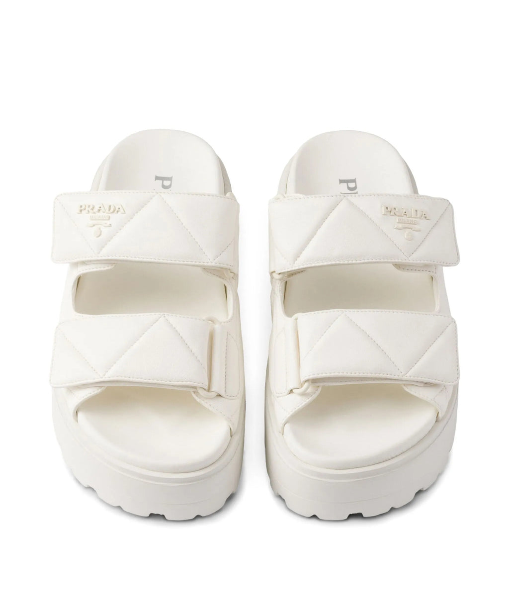 Winniemodo,Winniemodony,Prada 1XZ77,Prada platform slippers,Prada sandals platform,Prada slippers sandals,Prada sandals white