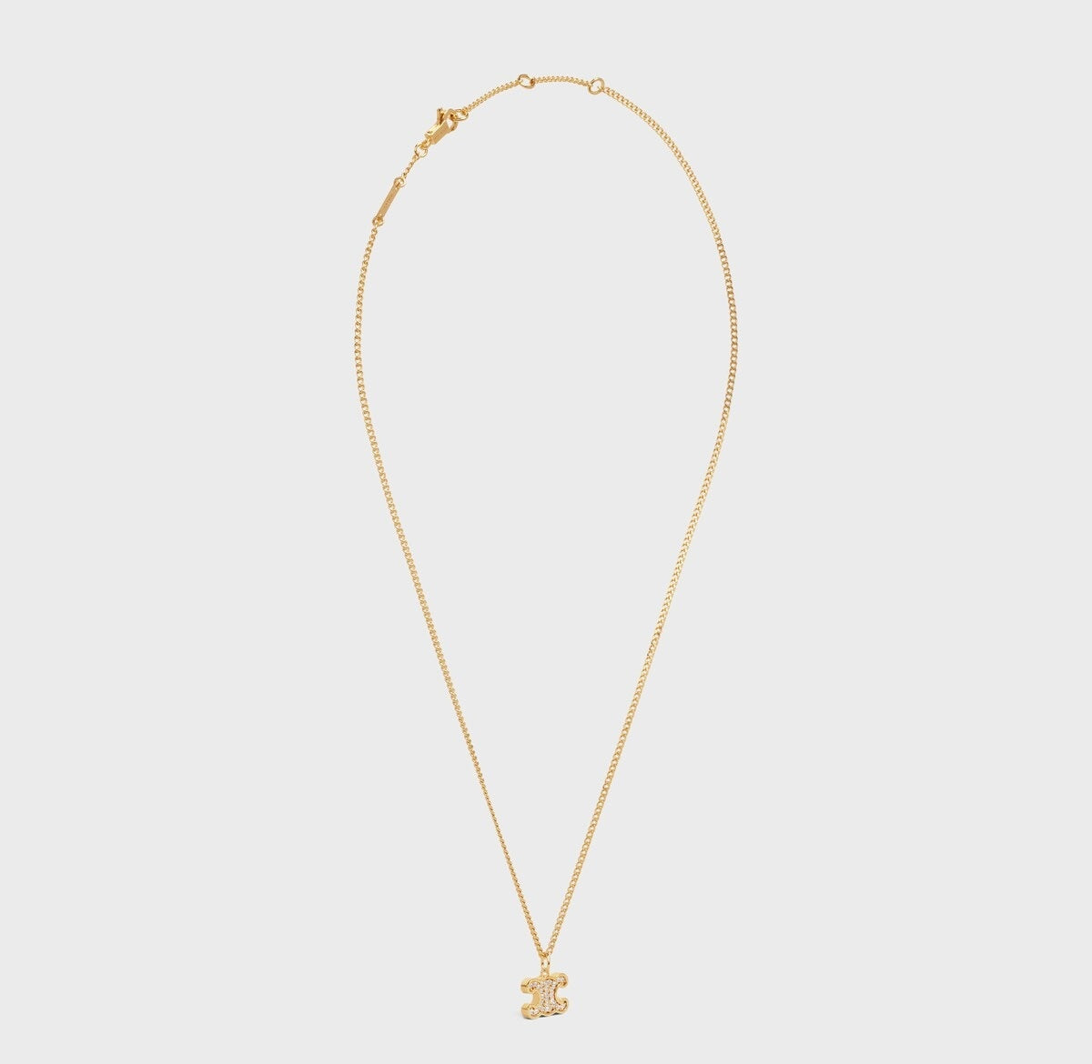 Celine triomphe rhinestone necklace,Celine triomphe necklace,Celine rhinestone necklace,Celine golden rhinestone necklace,Cel