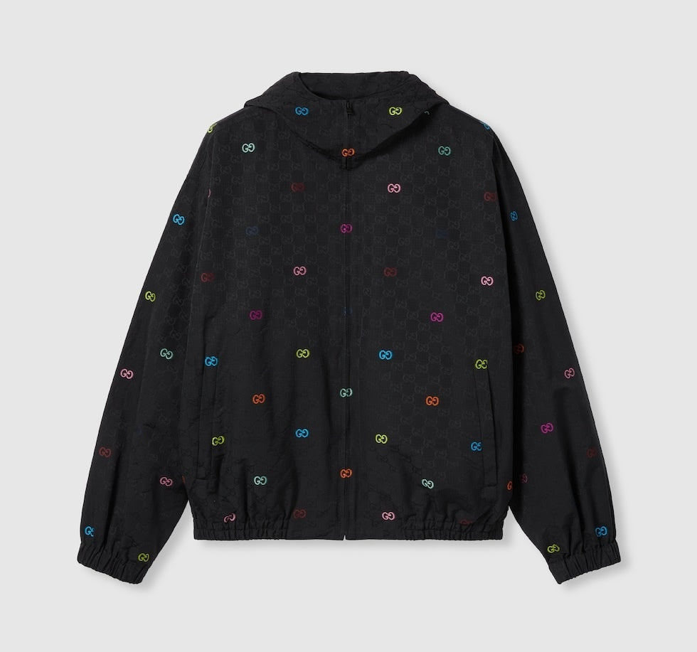Winniemodo,Winnie modo,Gucci 83330 8ZATA,Gucci GG cotton ripstop zip jacket,Gucci zip up jacket,Gucci jacket,Gucci jacket bla