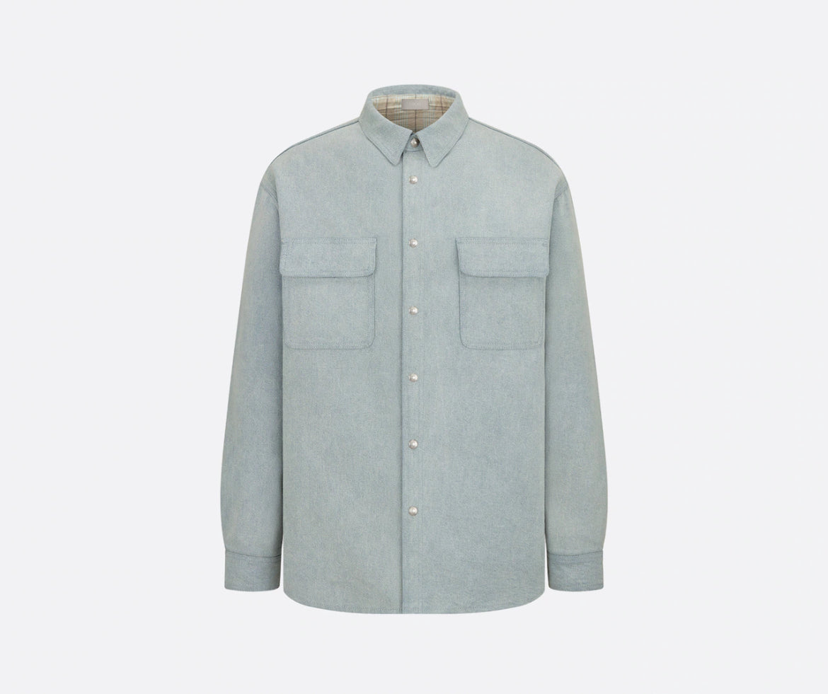 Dior Couture reversible shirt,Dior online shop ,Dior on sale,Dior Outlet, Dior men's denim shirt,Dior 343D583AY539 ,Dior ,Dio
