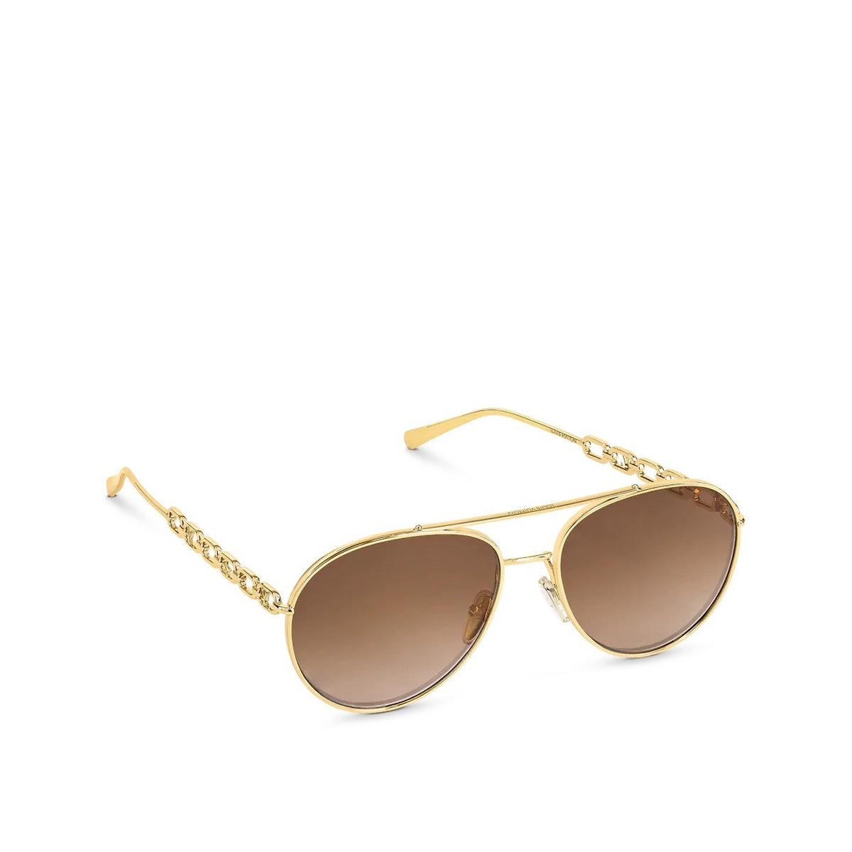 Louis Vuitton Pilot Sunglasses,Lv Z1539E,Louis Vuitton Chain pilot sunglasses,Louis Vuitton Z1539E,Louis Vuitton pilot brown