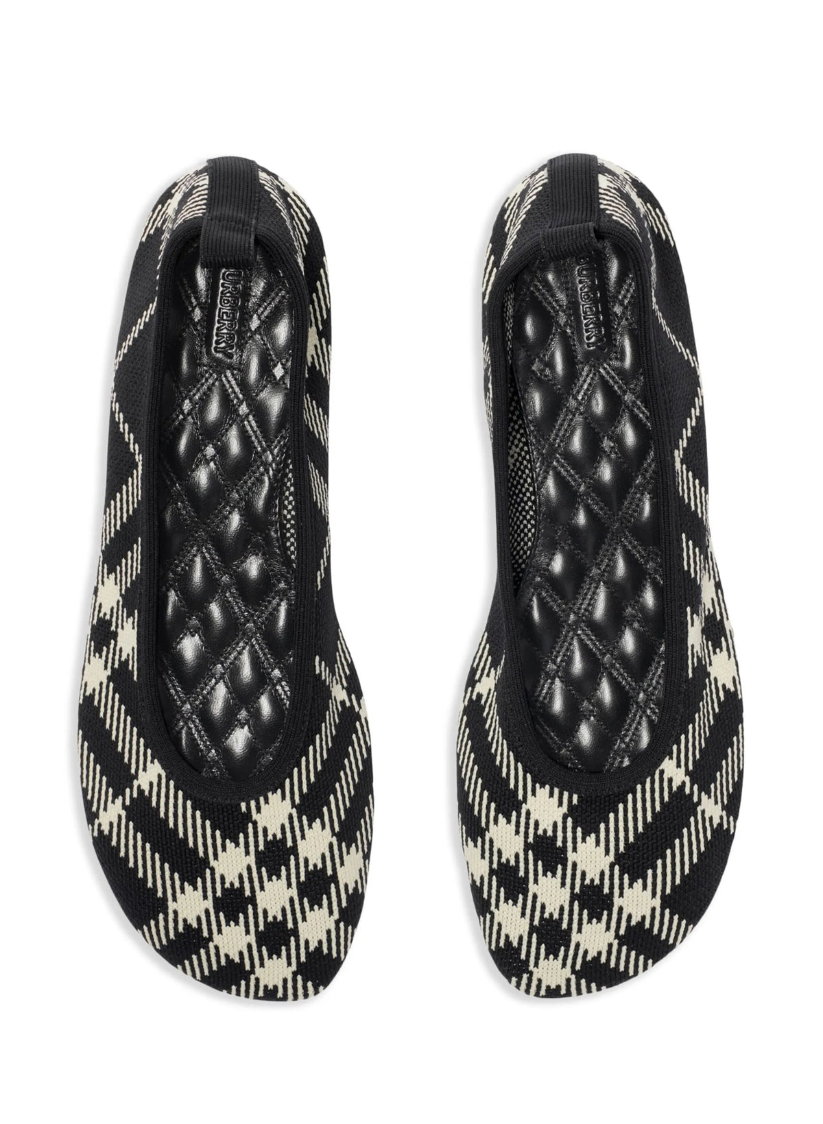 Winniemodo,Winnie modo,Burberry check knit baby ballerinas,Burberry check ballerinas, Burberry check knit flat,Burberry check