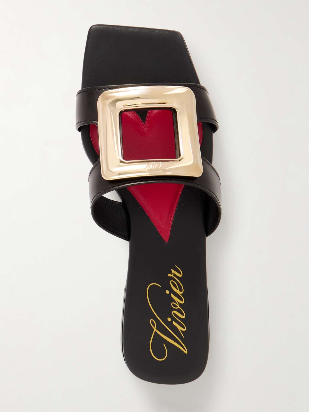 Winniemodo,Winniemodony,Roger Vivier RVW74738070,Roger Vivier slides,Roger Vivier flats,Roger Vivier mules,Roger Vivier sanda