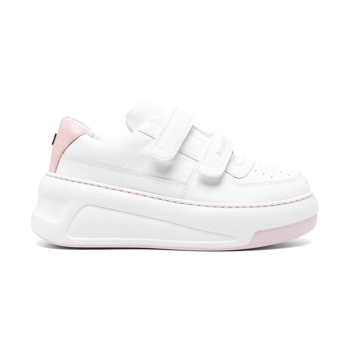 Acne Studios touch strap platform sneakers,Acne Studios Velcro sneaker,Acne Studios Velcro sneaker white,Acne Studios sneaker