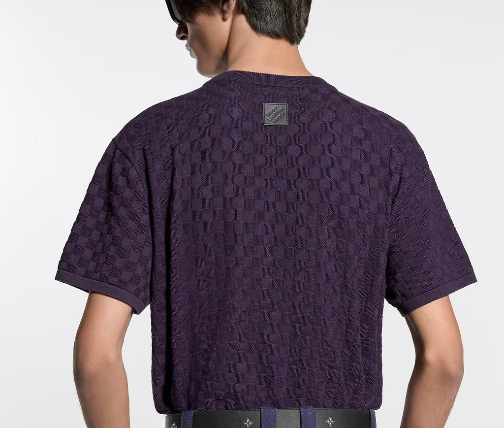 Winniemodo,Winniemodony,Louis Vuitton 1AJTVH,Louis Vuitton knit t-shirt,Louis Vuitton t-shirt purple,Louis Vuitton t-shirt me