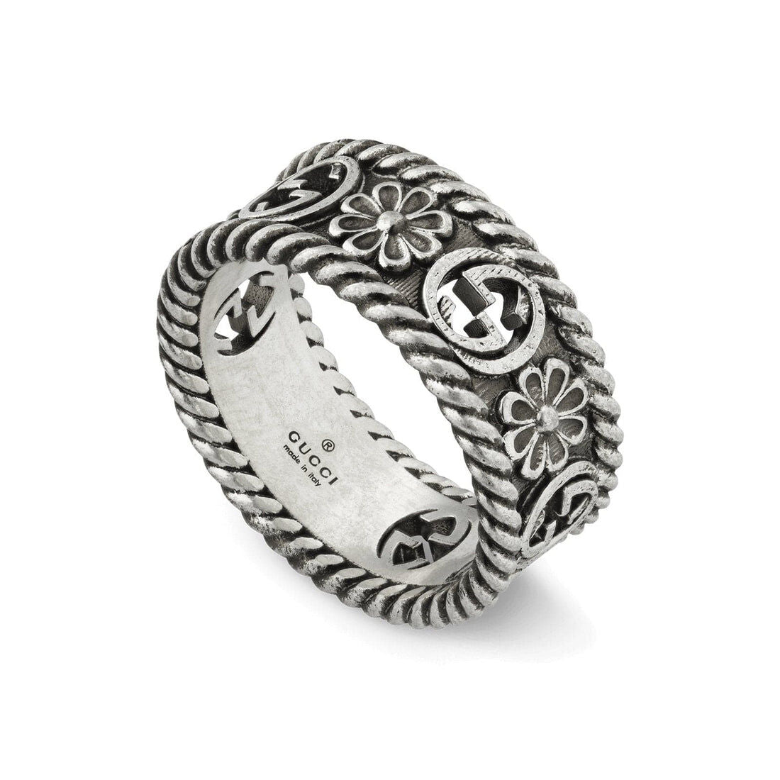 Winniemodo,Winniemodony,Gucci YBC577263001,Gucci Interlocking G Flower Ring,Gucci ring men,Gucci ring women,Gucci ring sale,G