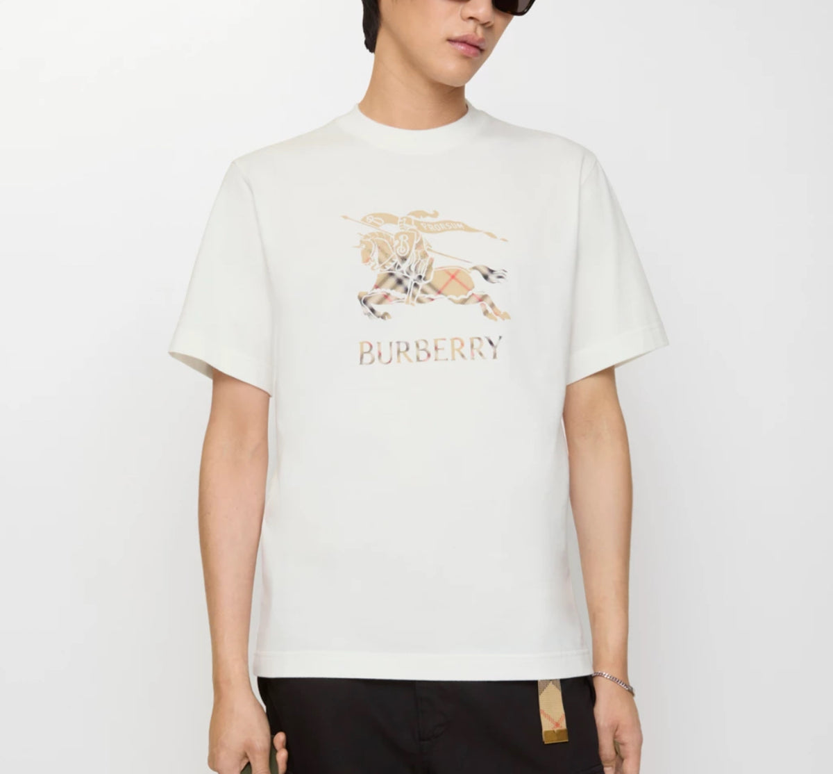 Winniemodo,Winniemodony,Burberry 81190141,Burberry EKD T-shirt,Burberry EKD T-shirt white,Burberry white T-shirt,Burberry t-s