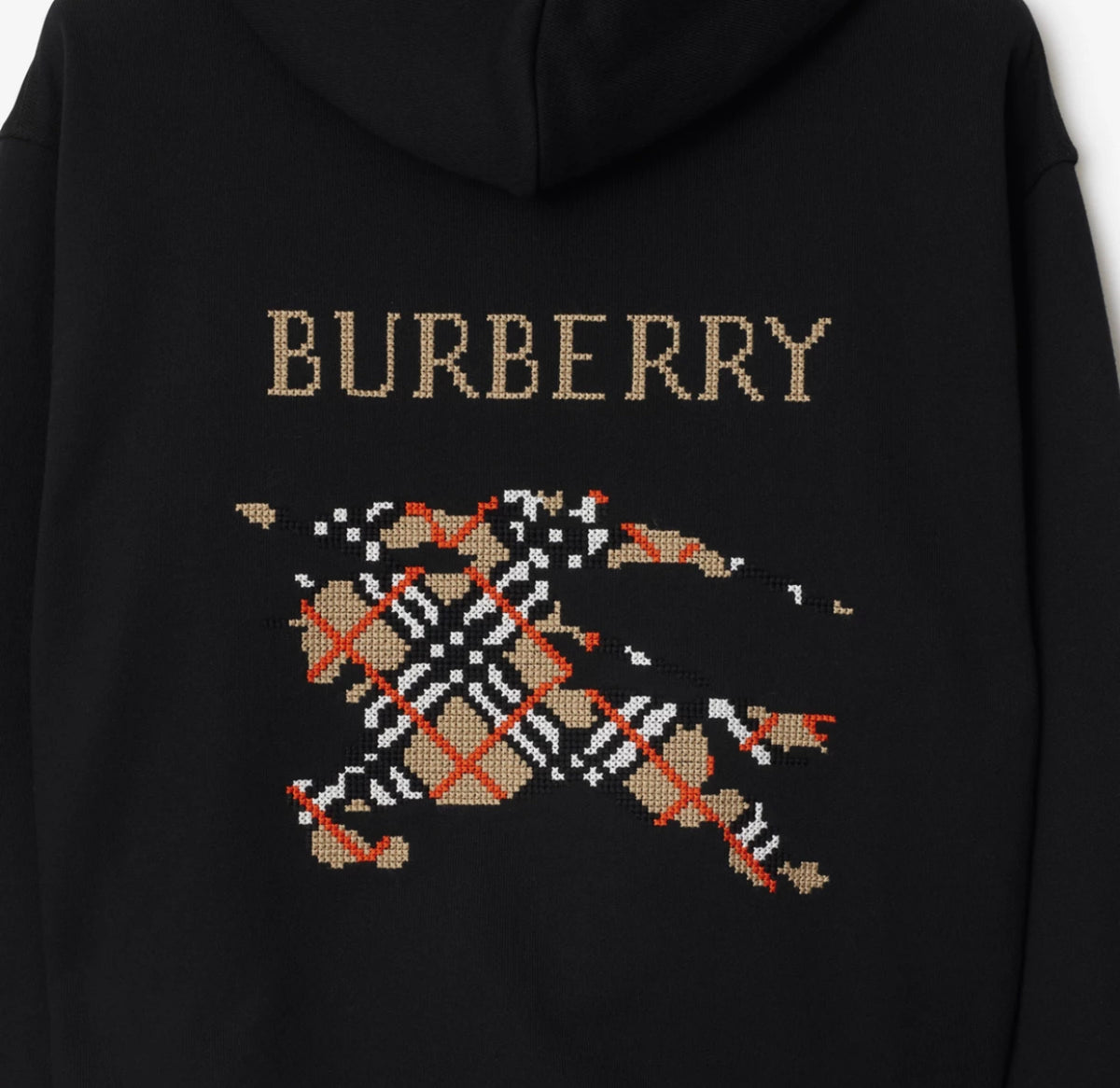 Winniemodo,Winnie modo,Burberry 8110938,Burberry cross stitch EKD cotton hoodie,Burberry hoodie,Burberry hoodie sale,Burberry