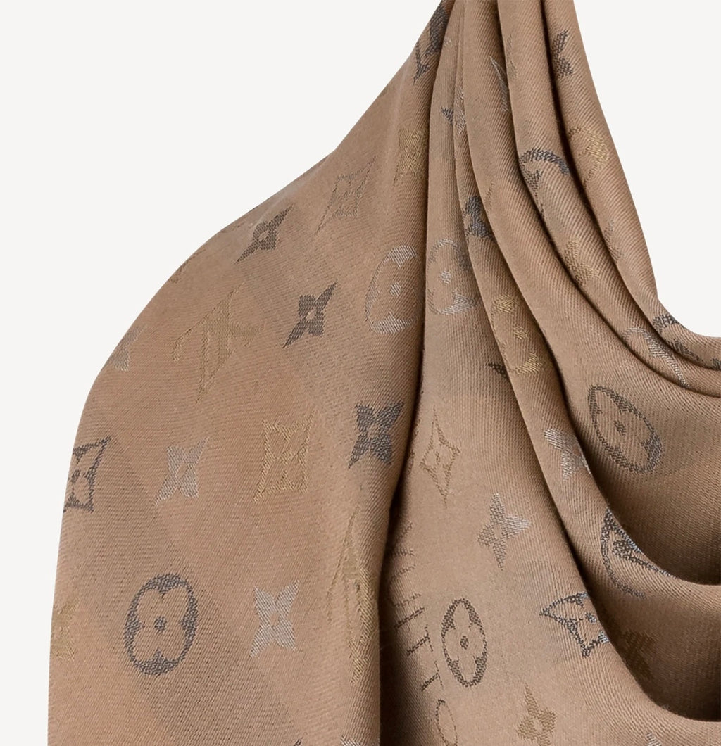 Louis Vuitton So Shine Monogram Shawl