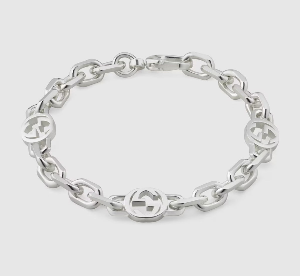 Winniemodo,Winnie modo,Gucci 620798 J8400,Gucci interlocking chain bracelet,Gucci bracelet,Gucci bracelet sale,Gucci chain br