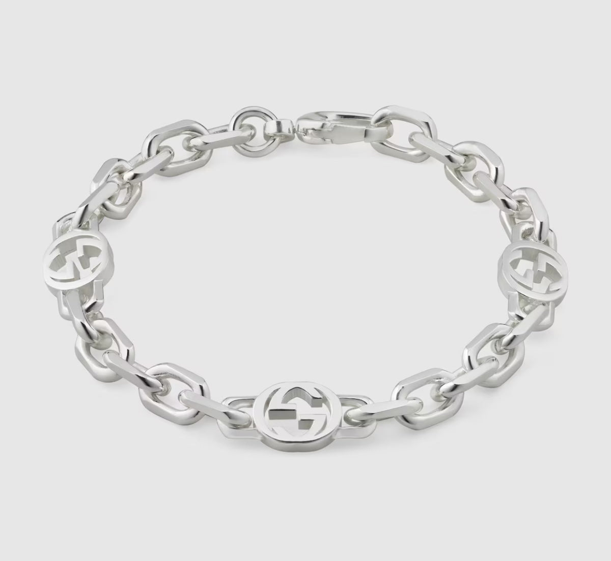 Winniemodo,Winnie modo,Gucci 620798 J8400,Gucci interlocking chain bracelet,Gucci bracelet,Gucci bracelet sale,Gucci chain br
