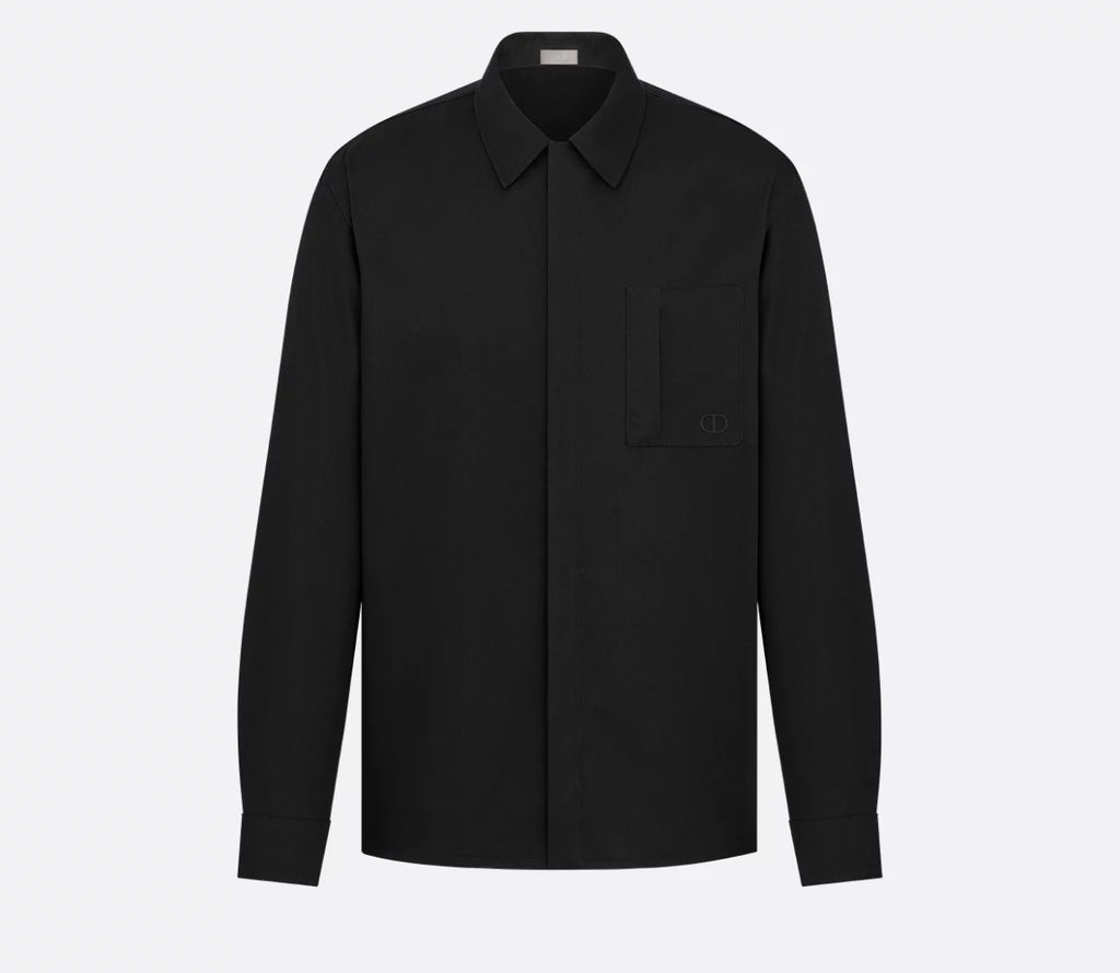 Winniemodo,Winnie modo,Dior 513C542A6472,Dior zipped shirt CD icon embroidery,Dior shirt,Dior shirt sale,Dior shirt mens,Dior
