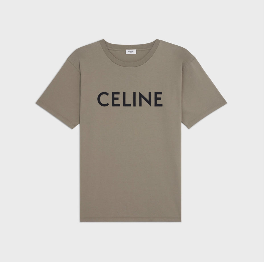 Celine loose tshirt in cotton jersey