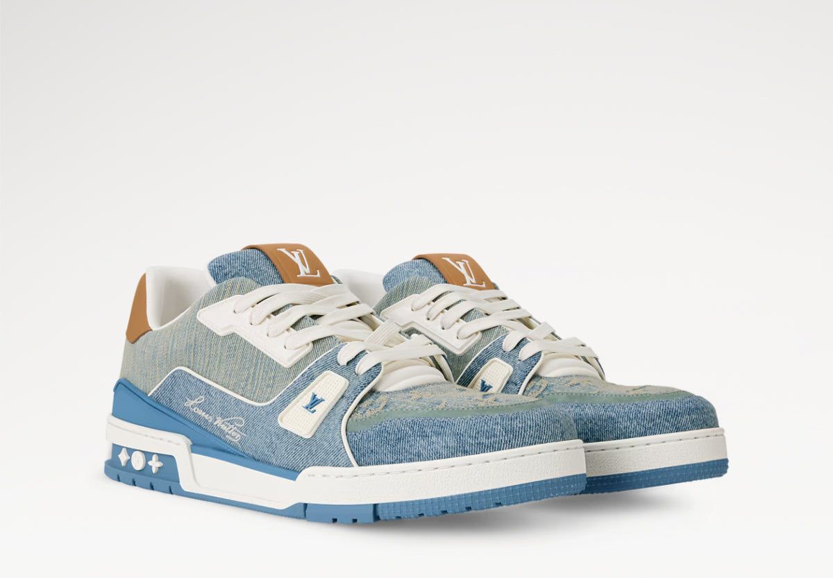 Winniemodo,Winniemodony,Louis Vuitton 1AKCEY,Louis Vuitton sneaker,LV sneaker denim,Louis Vuitton sneaker men,Louis Vuitton s