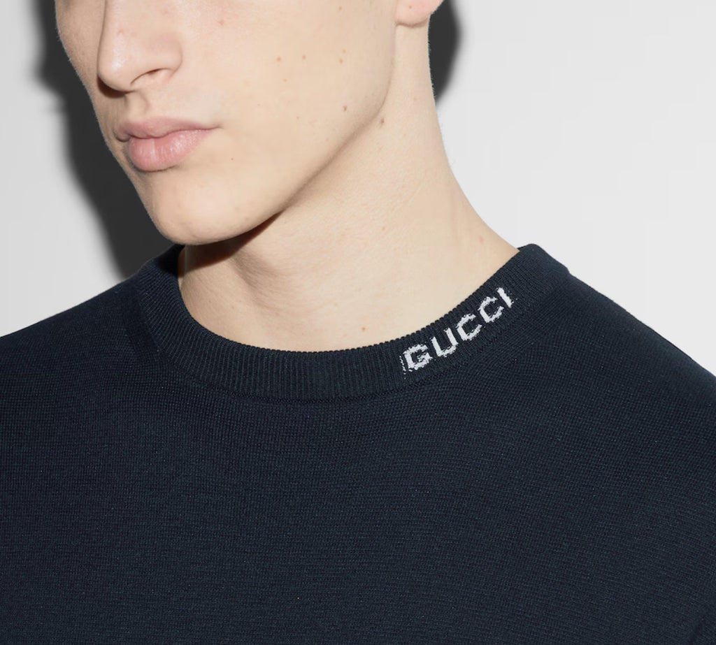 Winniemodo,Winniemodony,Gucci 787736 XKD2A,Gucci T-shirt,Gucci t-shirt navy,Gucci t-shirt men,Gucci t-shirt sale men,High fas