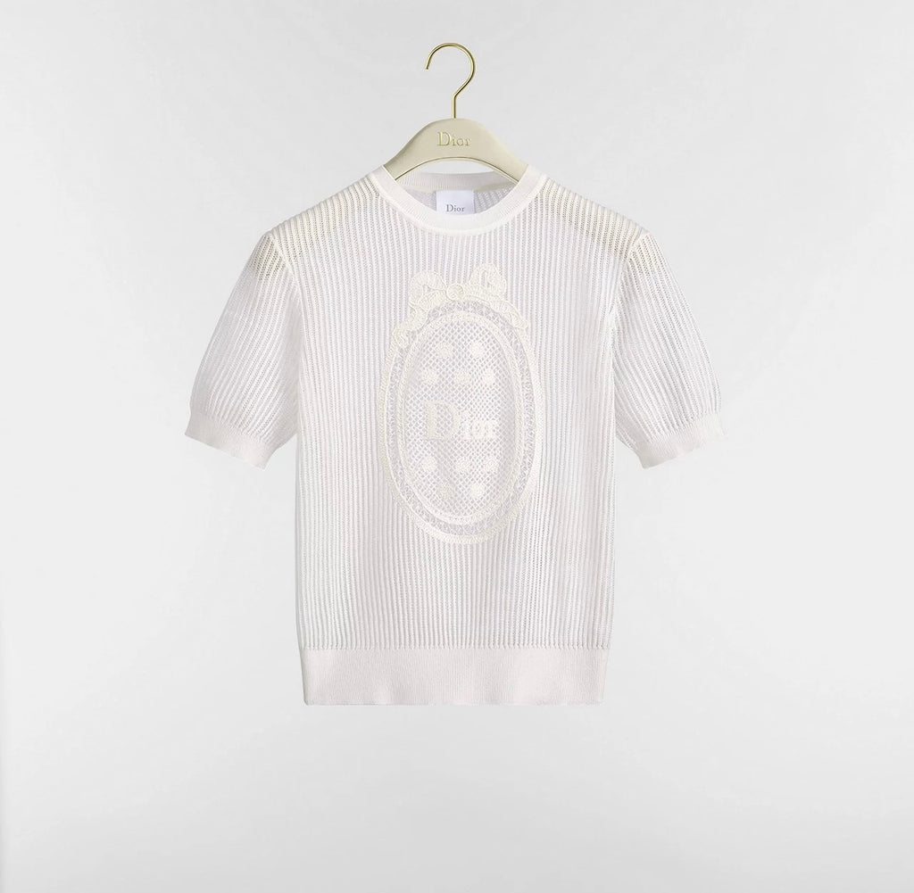 Winniemodo,Winniemodony,Dior 644S12A7880,Dior short sleeved sweater,Dior sweater,Dior sweater sale,Dior sweater discount,Dior