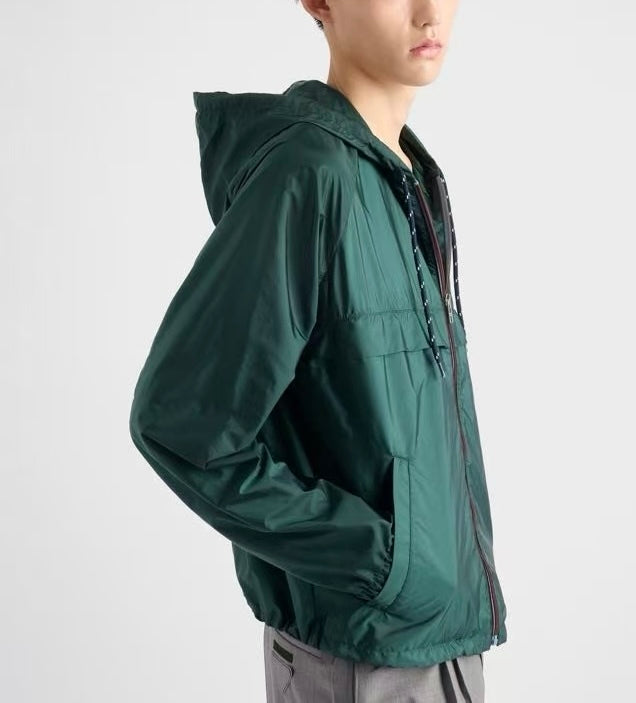 Prada SGC864,Winniemodo,Winnie modo,Prada re-nylon jacket,Prada zip up jacket,Prada zip up jacket sale,Prada jacket green,Pra