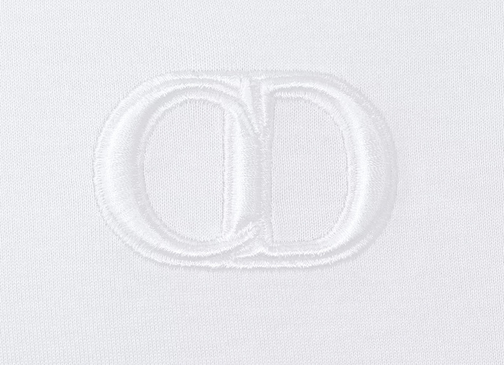 Dior 013J600A0677,Dior CD icon T-shirt,Dior embroidered CD T-shirt,Dior embroidered CD T-shirt black,Dior embroidered CD T-sh
