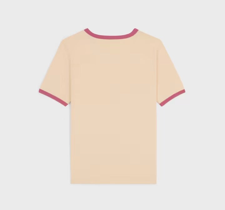Celine RX0CF507Z,Celine 70’s T-shirt in cotton,Celine limbo t-shirt,Celine limbo tee,Celine tee,Celine t-shirt,Celine t-shirt
