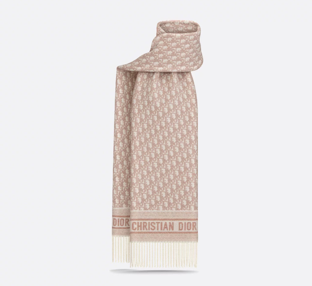 Winniemodo,Winnie modo,Dior 25CDO309I093,Dior oblique scarf,Dior scarf,Dior scarf sale,Dior scarf pink,Dior monogram scarf,Di
