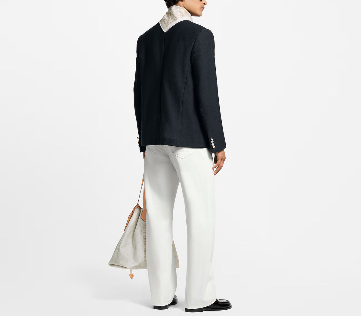 Louis Vuitton skate fit denim pants,LV skate fit denim pants,Louis Vuitton 1AHUVU,LV 1AHUVU,Louis Vuitton white jeans mens,LV