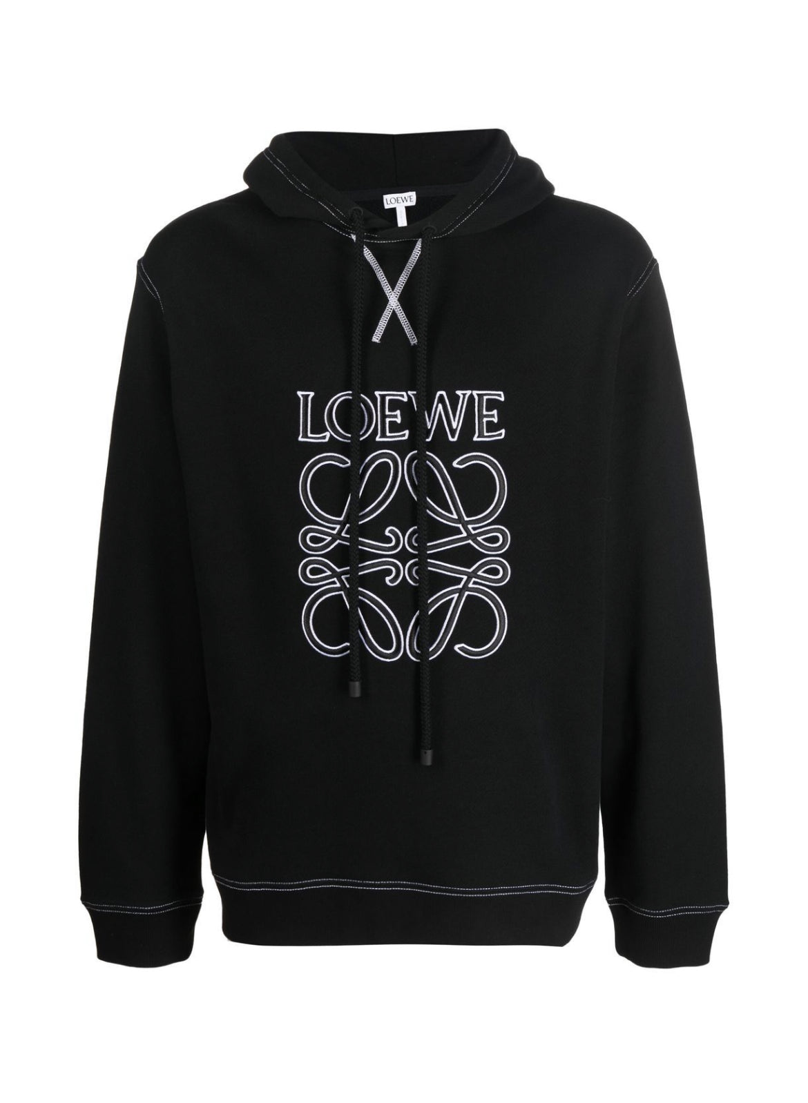 Loewe embroidered logo hoodie