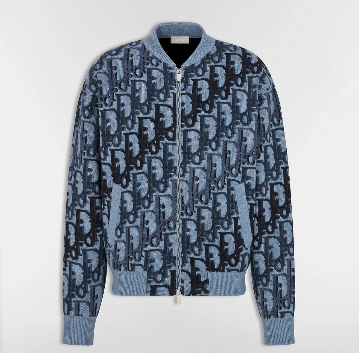 Winniemodo,Winniemodony,Dior 613M403A2026,Dior oblique jacket,Dior oblique jacket sale,Dior monogram jacket blue,Dior zip up
