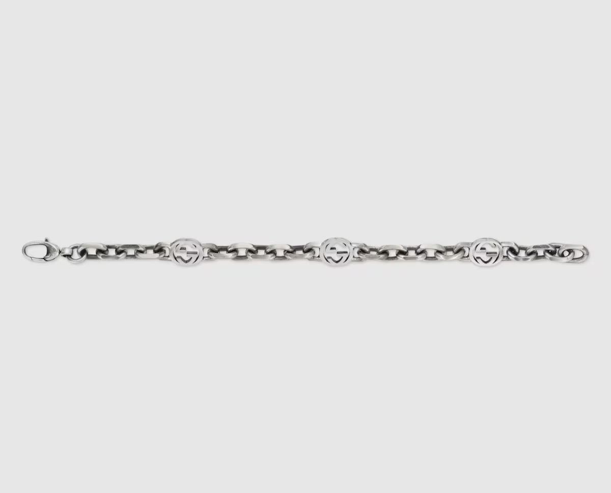 Winniemodo,Winnie modo,Gucci 620798 J8400,Gucci interlocking chain bracelet,Gucci bracelet,Gucci bracelet sale,Gucci chain br