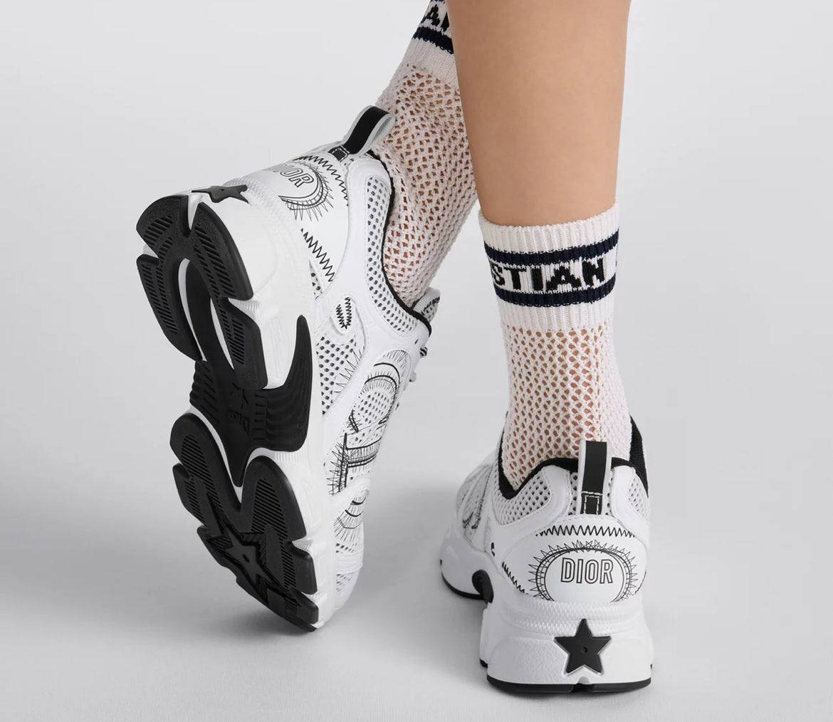 Dior KCK414TRMS19W,Dior chrono sneaker,Dior CD logo sneaker,Dior sneaker white,Dior womens sneaker,Dior chrono white sneaker,