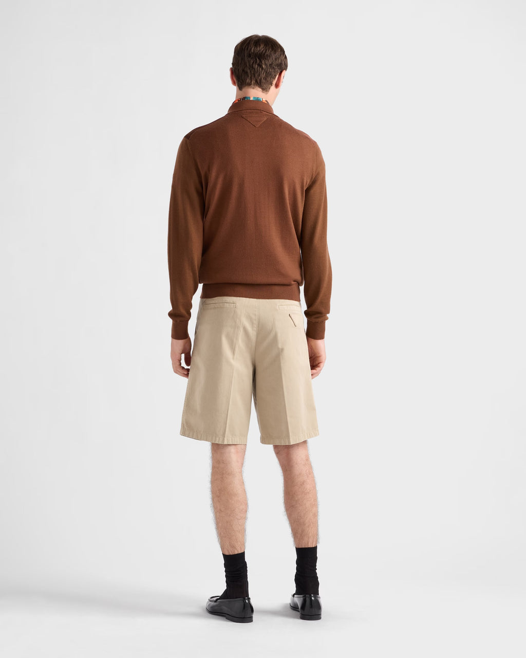 Prada PH34316FTSOOO,Winniemodo,Winnie modo,Prada Cotton Bermudas,Prada shorts,Prada mens shorts,Prada shorts brown,Prada shor
