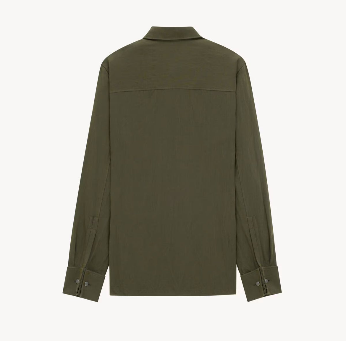 Saint Laurent 823673 Y3D50,YSL 823673 Y3D50,Saint Laurent cassandre shirt,YSL cassandre shirt,Saint Laurent khaki shirt,YSL k