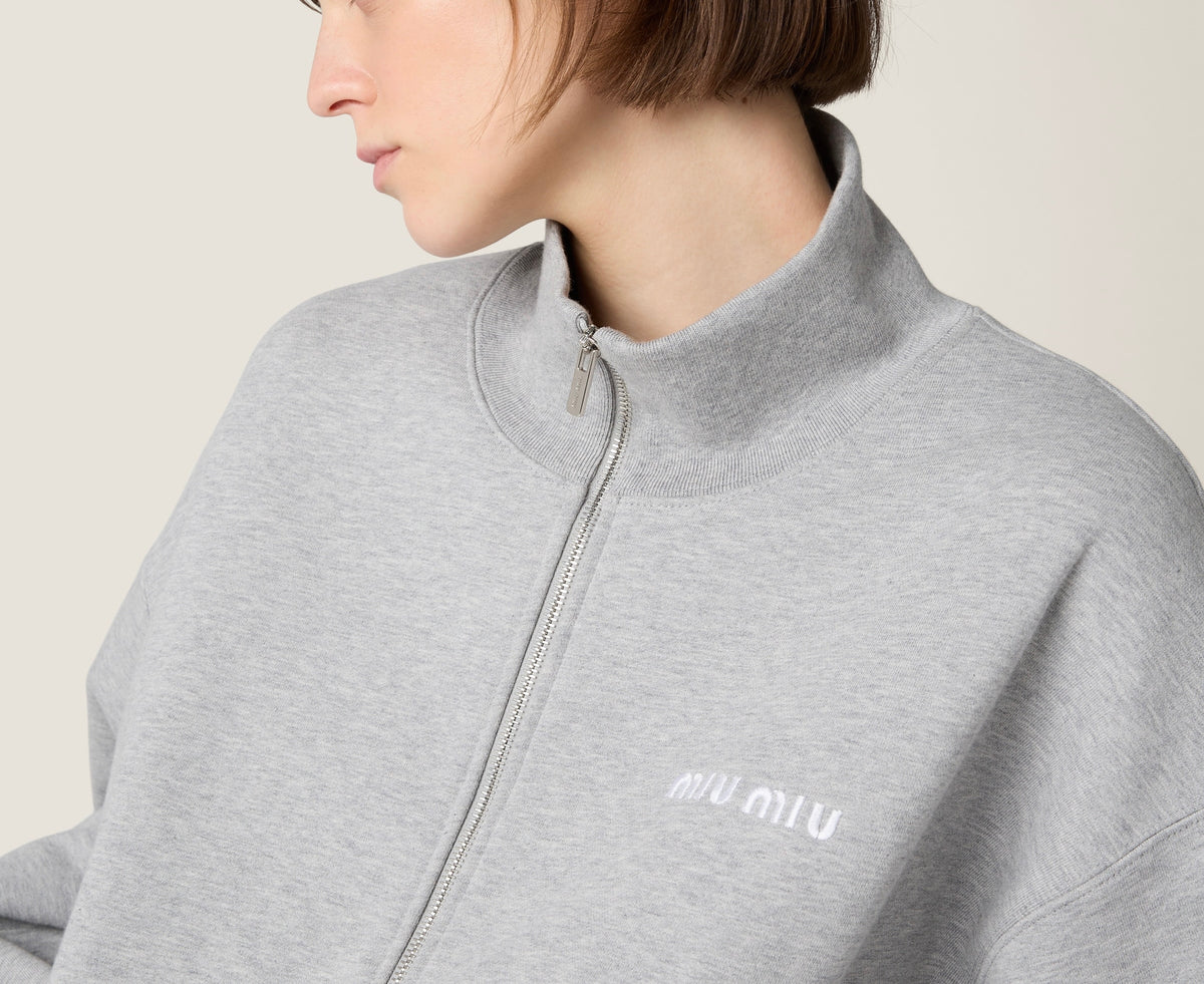 Winniemodo,Winnie modo,MIU MIU MJL042,Miu Miu fleece zipper sweatshirt,Miu Miu fleece jacket,MIU MIU jacket,MIU MIU jacket sa