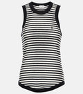 Winniemodo,Winniemodony,Saint Laurent 743660,YSL 743660,Saint Laurent striped jersey top,YSL striped top,Saint Laurent stripe