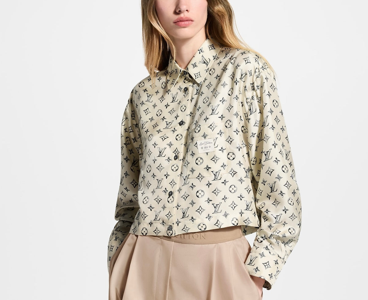 Winniemodo,Winniemodony,Louis Vuitton 1AKF4P,LV shirt,LV shirt women,Louis Vuitton shirt cream,LV womenswear discount online,