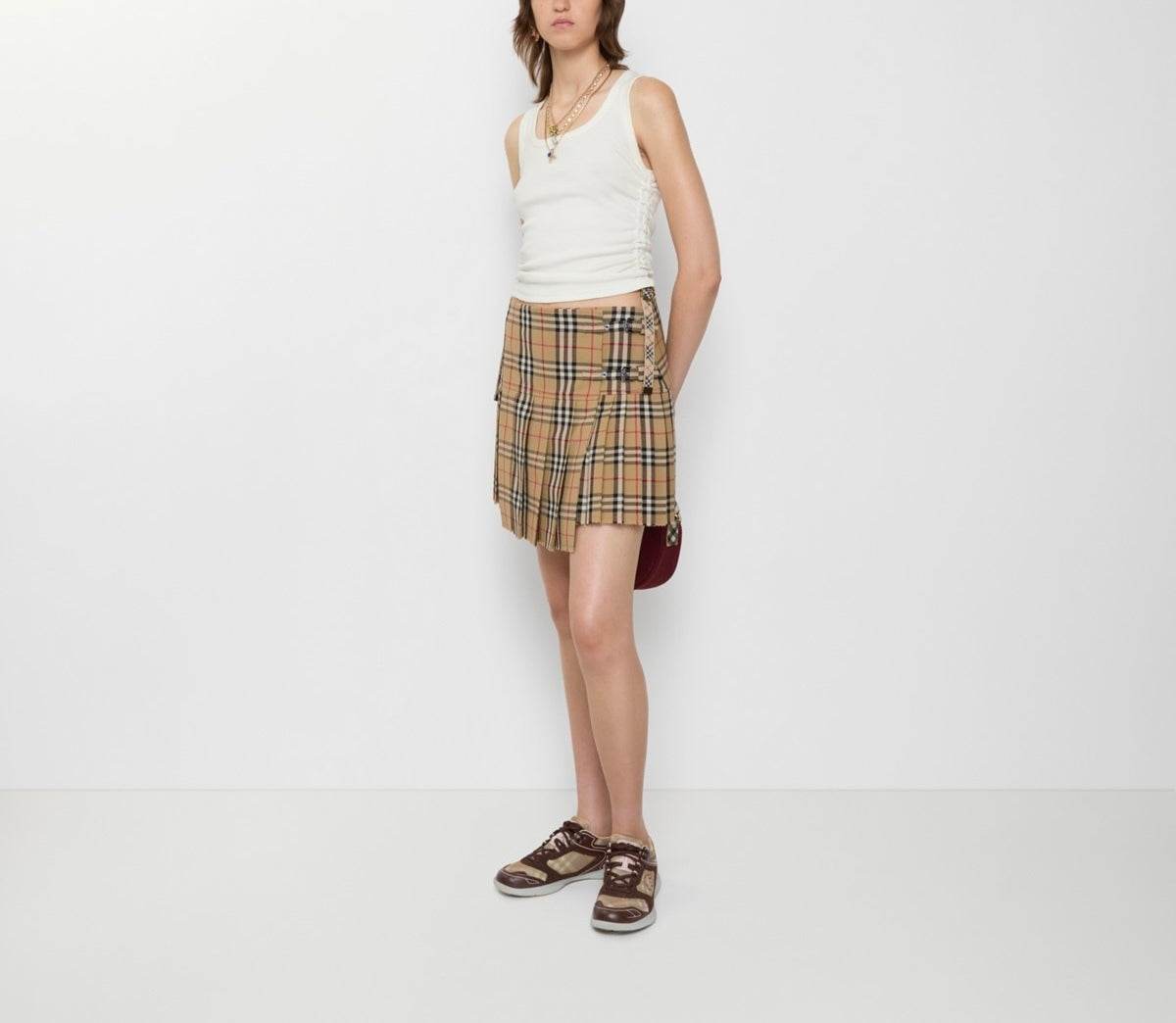 Winniemodo,Winniemodony,Burberry 80258321,Burberry check mini kilt,Burberry check mini skirt,Burberry mini kilt,Burberry skir