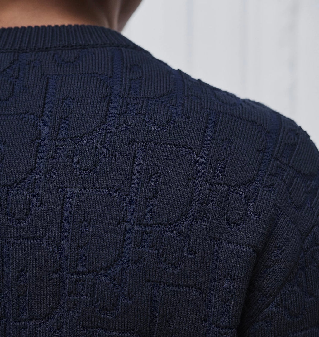 Winniemodo,Winniemodony,Dior 683M695A7044,Dior oblique sweater,Dior monogram sweater,Dior monogram sweater navy,Dior monogram