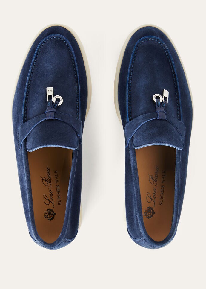 Winniemodo,Winniemodony,Loro Piana FAE5444,Loro Piana Summer Charms women,Loro Piana loafer sale,LP loafer blue,Loro Piana fl