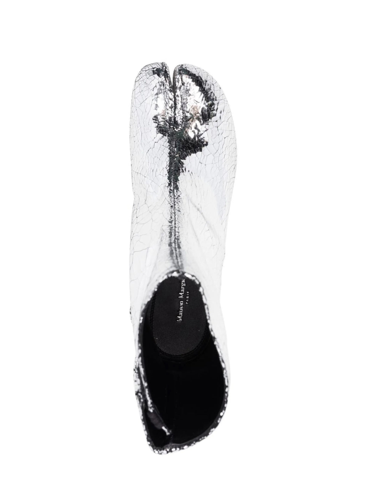 Winniemodo,Winnie modo,Maison Margiela Tabi leather ankle boots,Maison Margiela Tabi boots,Maison Margiela Tabi silver Bootie