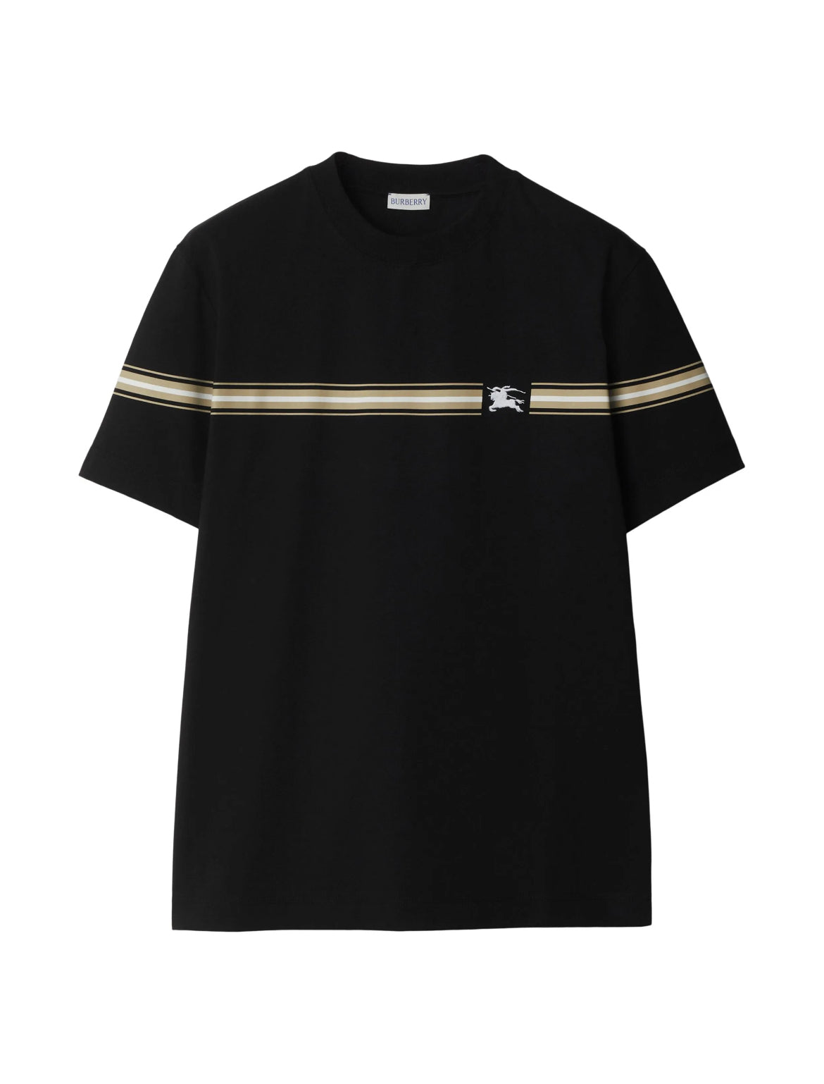 Burberry 8090436,Burberry 8104889,Burberry striped  T-shirt,Burberry T-shirt with logo Burberry,Burberry white t-shirt logo,B