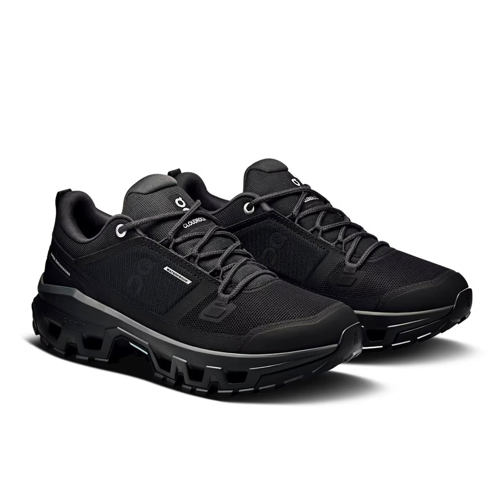 Winniemodo,Winnie modo,On Cloudrock Low Waterproof sneaker,On cloudrock,On cloudrock, waterproof,On cloudrock would black,On