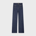 Celine RO05X558Z,Celine Jane jeans in denim raw wash,Celine Jane jeans,Celine womens jeans,Celine blue jeans,Celine jeans 202