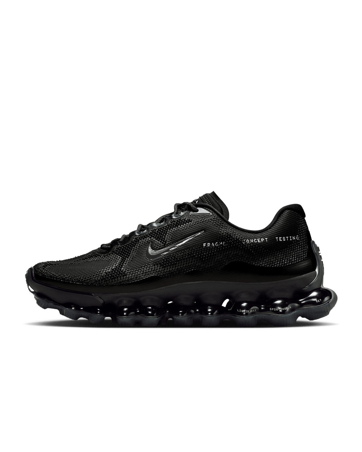 Winniemodo,Winniemodony,Nike Air Liquid x Fragment Sneaker,Fragment x Nike Air Liquid,Nike sneaker black,Nike running shoes,N