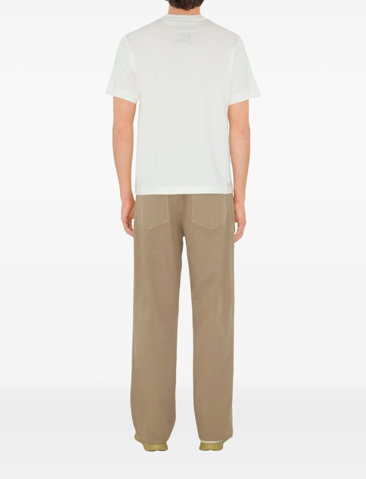 Burberry 8106797,Burberry EKD T-shirt,Burberry EKD white T-shirt,Burberry white T-shirt,Burberry white T-shirt mens,Burberry