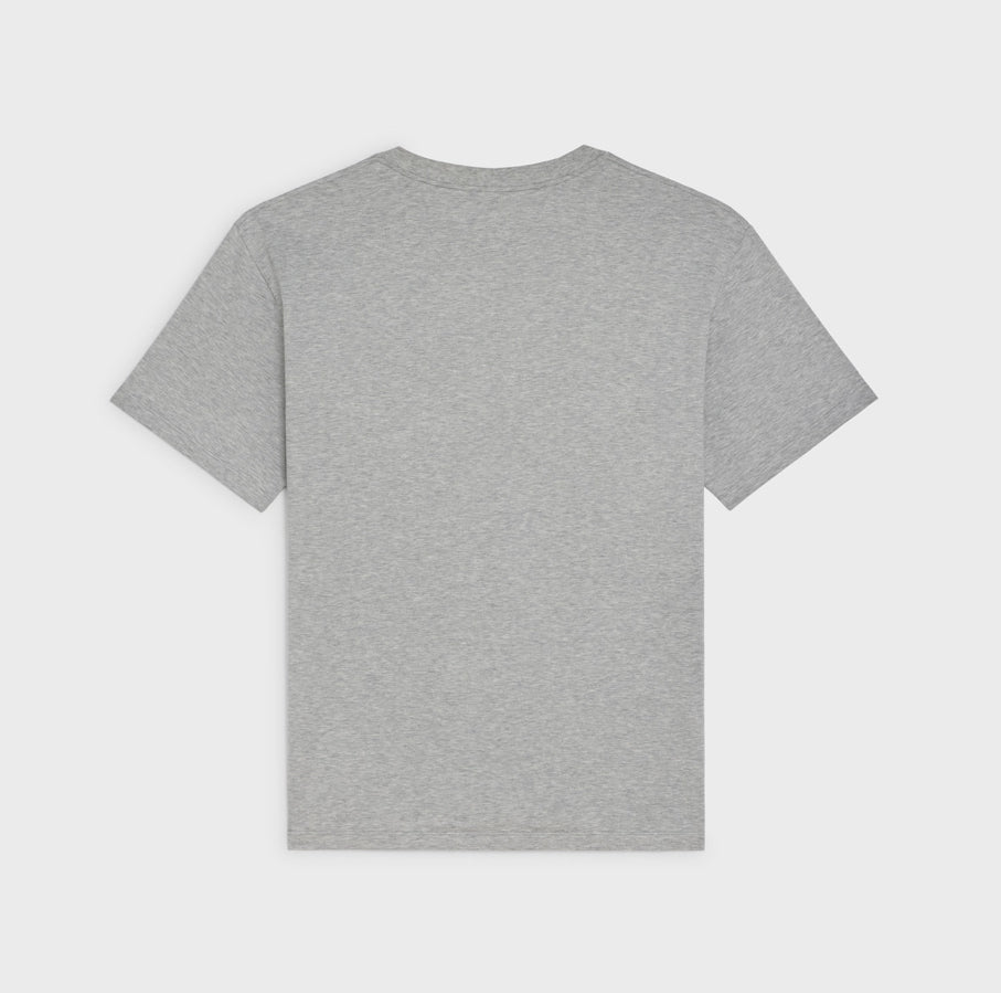 Celine loose T-shirt in cotton jersey,celine 2X10B671Q ,Celine women's tshirt,Celine t-shirt on sale, Celine t-shirt grey,Cel