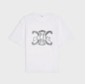Celine oversized triomphe T-shirt in cotton jersey