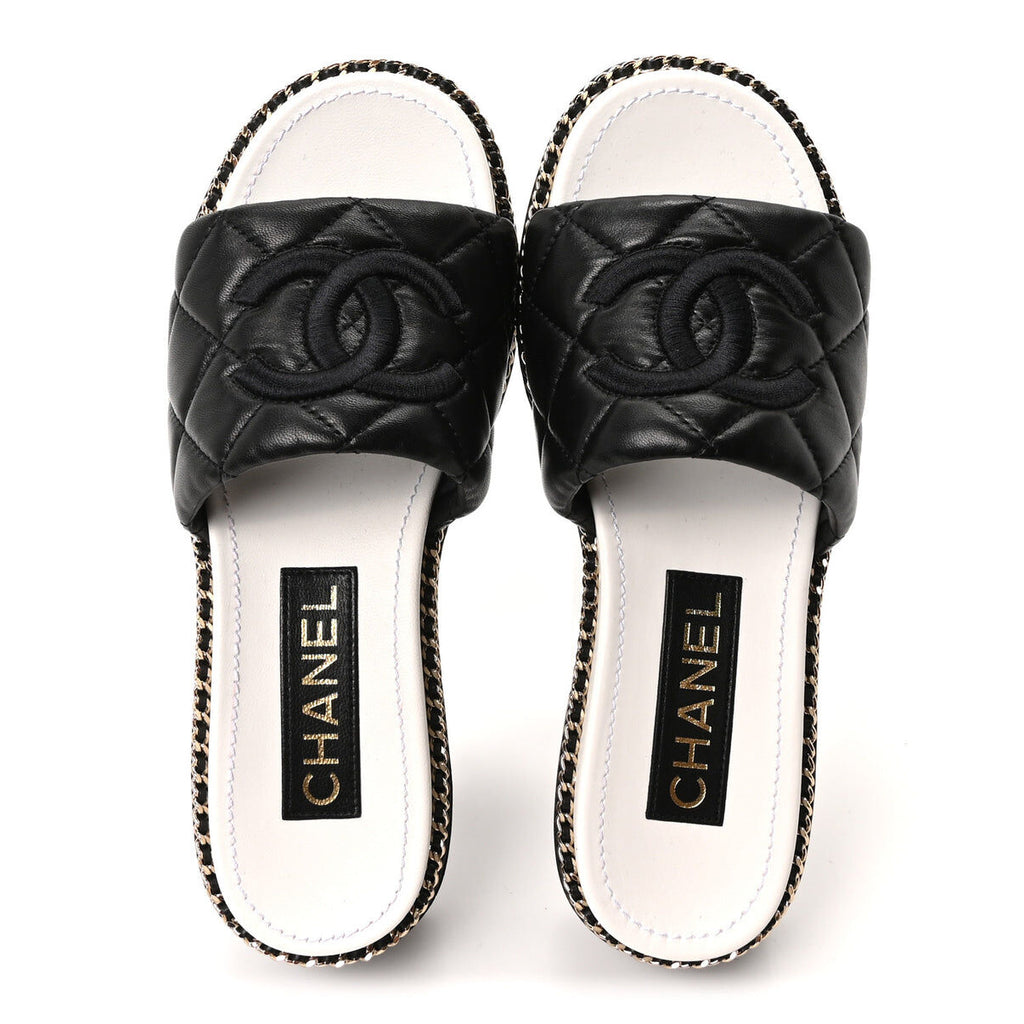 Winniemodo,Winniemodony,Chanel G46301,Chanel lambskin mules,Chanel mules heels,Chanel shoes discount,Chanel sandals Sale,Chan